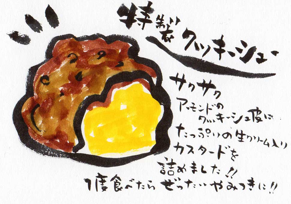 山口県柳井市のケーキ　クッキーシュー