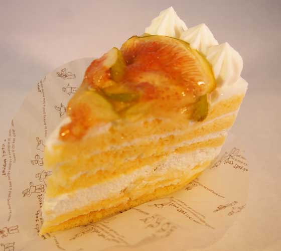 山口県柳井市の洋菓子エスパリエカゲツ　大島産いちじくショート