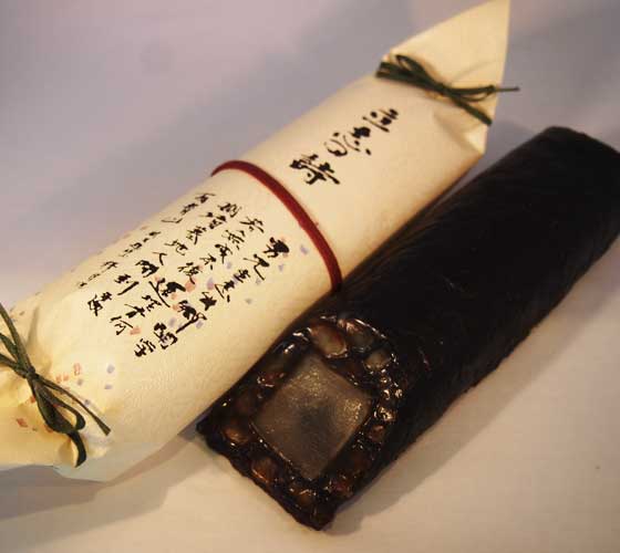山口県柳井市の銘菓　華月堂の和菓子 立志の詩