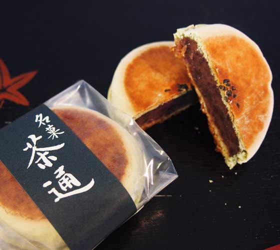 山口県柳井市の銘菓　華月堂の和菓子　茶通