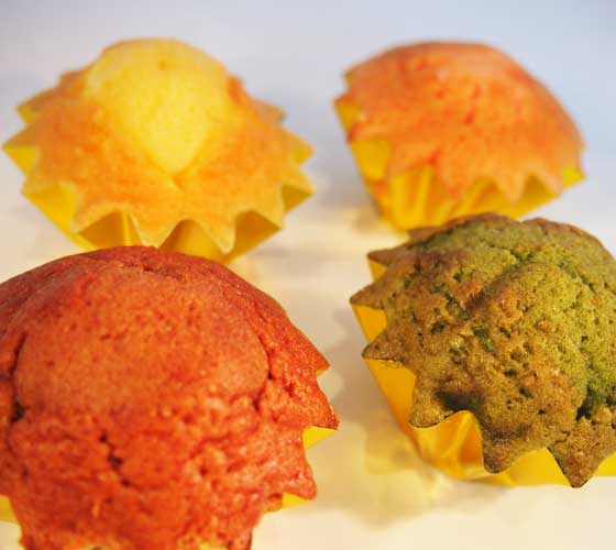 山口県柳井市の洋菓子エスパリエカゲツ　モンプチ(プレーン.苺.チョコ.抹茶）