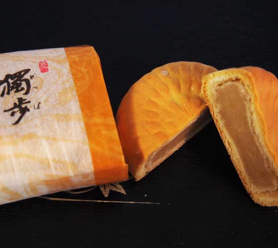 山口県柳井市の銘菓　華月堂の和菓子　独歩